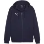 PUMA Team Goal Casuals Hooded Sweatshirt Herren Navy Blue Peacoat
