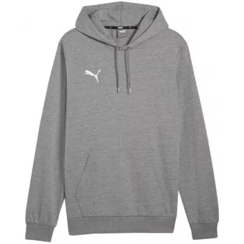 PUMA Team Goal Casuals Hoody Medium Grey Heather Herren Regular Fit