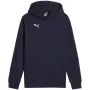Puma Team Goal Casuals Hoody Sweatshirt Navyblau 658619 06 152cm