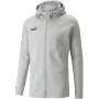 PUMA teamFINAL Casuals Herren Kapuzenjacke Medium Gray Heather