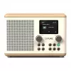 Pure Classic H4 DAB/DAB+/FM Digitalradio mit Bluetooth, Cotton White/Eiche