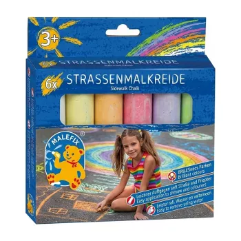 PUSTEFIX MALEFIX Straßenkreide 6er-Pack