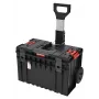 Qbrick System ONE Werkzeugkoffer-Wagen - Schwarz/Rot, 50L, IP65, 100 kg Tragfähigkeit