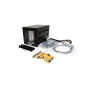 EXSYS EX-1012 externe Erweiterungsbox mit 4 PCI-Slots und PCIe-x1-Hostkarte