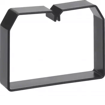 Hager LK751003 PVC-Kabelhalteklammer für LKG 75 × 100 mm, schwarz