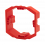 f-tronic 7390152 UI10PA Putzausgleichsring, stufenlos 10–25 mm, Rot