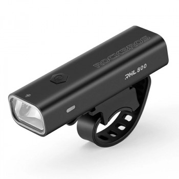 ROCKBROS RHL800 24710012001 Fahrrad-Frontlicht, 800 lm, USB-C