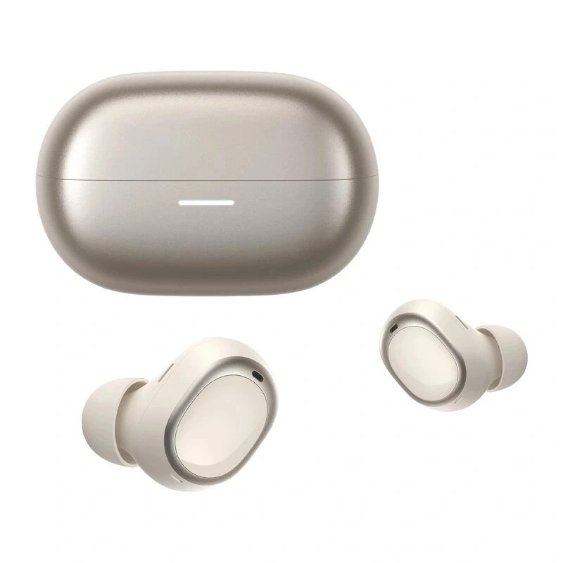 QCY Melobuds A30 kabellose Ohrhörer, adaptives ANC bis zu 60 dB, Bluetooth 6.0, LDAC, Hi-Res Audio, 50 Std. Spielzeit, 8 Mikrofone, IPX5, Gold