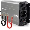 Qoltec Modifizierter Sinus Wechselrichter 12V auf 230V 1000W/2000W mit USB - Kompatibel mit LiFePO4, GEL, AGM