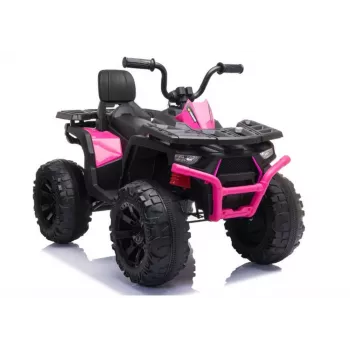 Lean Toys JC333 Elektro-Kinderquad zum Aufsitzen, LED-Leuchten, MP3, Rosa