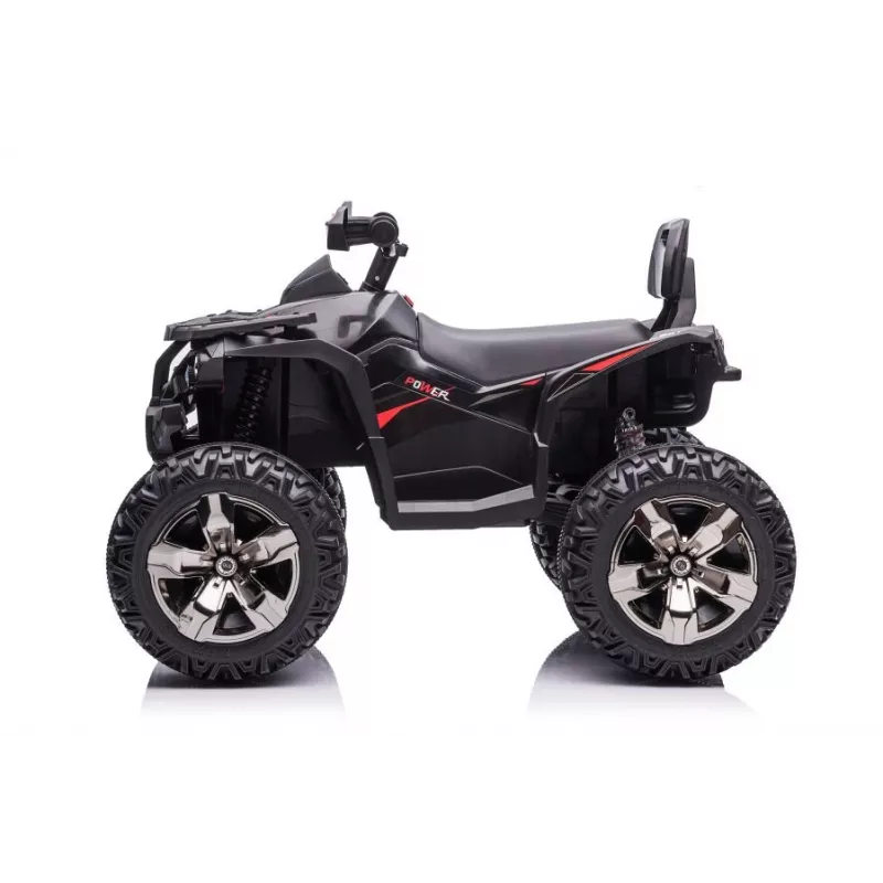 Lean Toys QLS-3288 Elektro-Kinderquad mit Rückenlehne, Schwarz