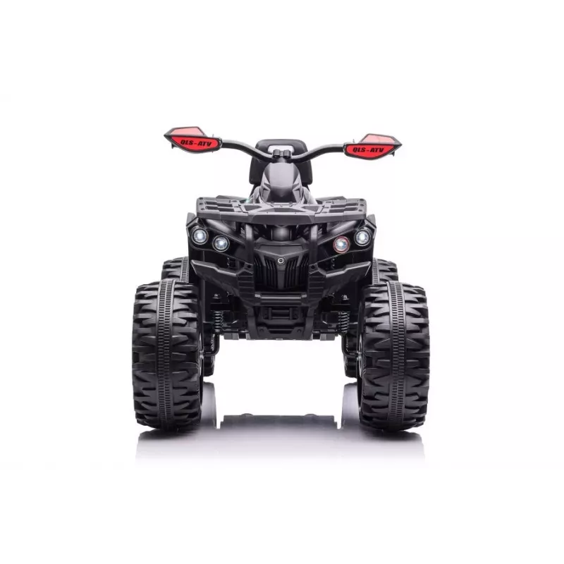 Lean Toys QLS-3288 Elektro-Kinderquad mit Rückenlehne, Schwarz