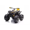 QLS-3288 Elektro-Quad zum Draufsetzen mit Rückenlehne, LED-Lichtern, MP3, Gelb