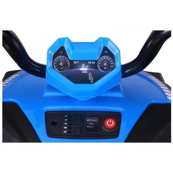 S601 Elektro-Kinderquad mit EVA-Rädern und LED-Lichtern, Blau