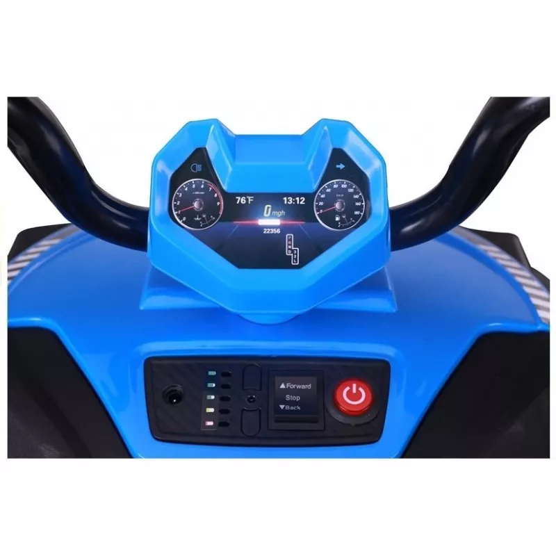 S601 Elektro-Kinderquad mit EVA-Rädern und LED-Lichtern, Blau