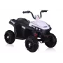 S601 Elektro-Kinderquad mit EVA-Rädern und LED-Lichtern, Weiß