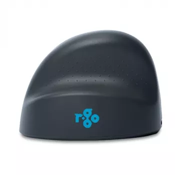 R-Go HE Basic Ergonomische Maus, Medium, für Linkshänder, kabellos Bluetooth