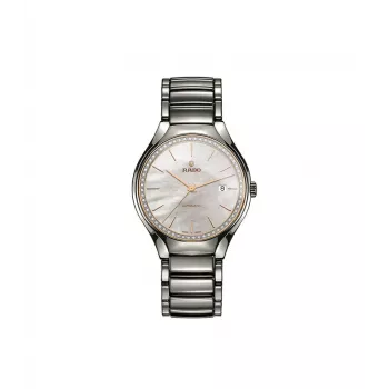 RADO HyperChrome Automatic Chronograph Herrenuhr 40mm Plasma High-Tech Ceramic graues Zifferblatt R27057852