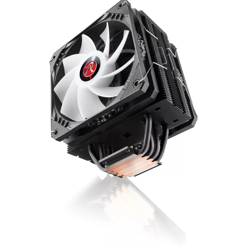 RAIJINTEK ELEOS 12 DUO RBW 120 mm All-in-One Flüssigkeits-CPU-Kühler, Schwarz