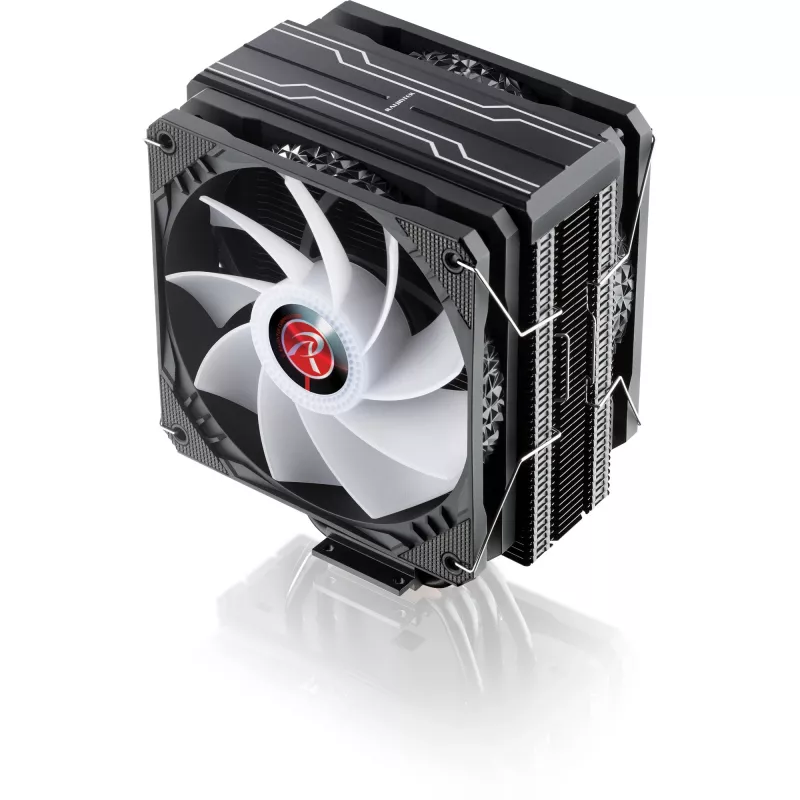 RAIJINTEK ELEOS 12 DUO RBW 120 mm All-in-One Flüssigkeits-CPU-Kühler, Schwarz
