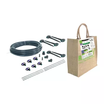 RAINPOINT Sprinkler-Bewässerungsset – Komplettes Sprinklersystem mit 2 verstellbaren Sprinklern, Quick Connect, Wasserhahnadapter