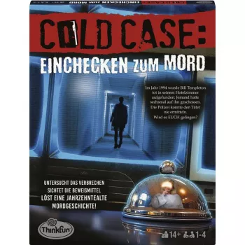 RAVENSBURGER Cold Case: Einchecken zum Mord kooperatives Detektivspiel