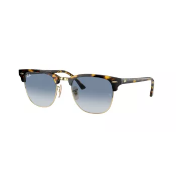 Ray-Ban Clubmaster RB3016 Sonnenbrille Transparent Grau Blau Verlauf 51mm