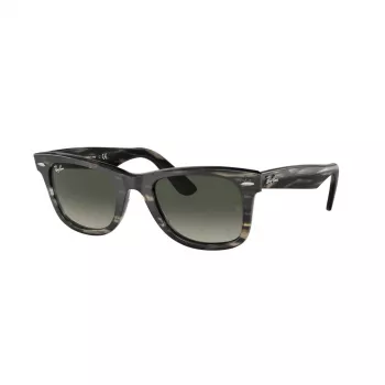 Ray-Ban Original Wayfarer Classic Sonnenbrille RB2140-136071 Transparent Grau Gestell Grau Gradient Glas 55/18/145 mm