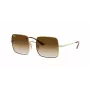 Ray-Ban RB1971-914751 Square 1971 Sonnenbrille - Polierter Goldrahmen, braune Verlaufsgläser, 54 mm
