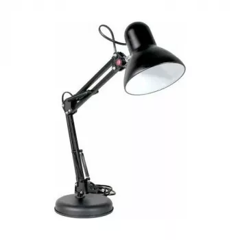 RealPower Retro Schreibtischlampe SL-70, Schwarz Metall