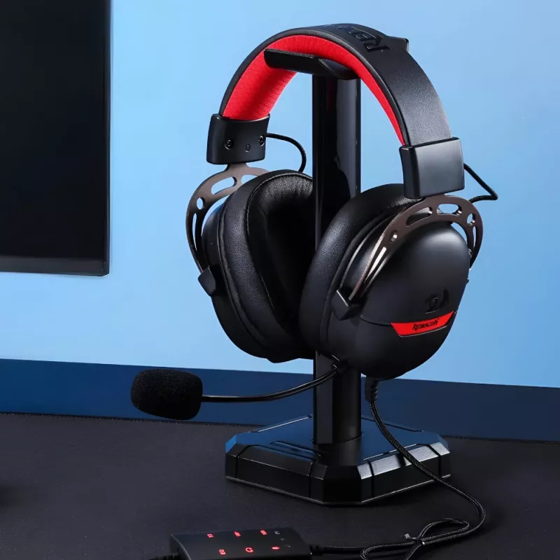 Redragon Aurora Over-Ear Gaming-Headset, Schwarz