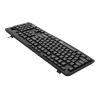 Redragon BK-7366 Full-size Ergonomische Kabelgebundene Membran-Bürotastatur - Schwarz