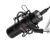 REDRAGON BLAZAR Kardioid-USB-Gaming-Mikrofon und Stativ, Schwarz