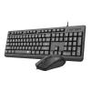 Redragon BS-7543 kabelgebundenes Tastatur- und Maus-Set, schwarz