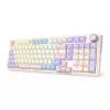 Redragon K768VI-WL Eisa 100 kabellose Gaming-Tastatur, Lilac