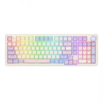 Redragon K768VI-WL Eisa 100 kabellose Gaming-Tastatur, Lilac