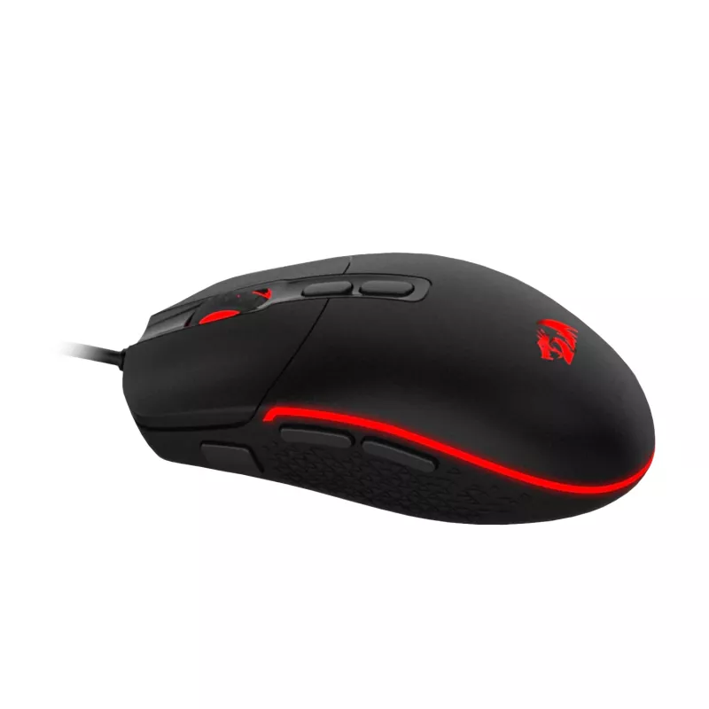 Redragon M719 INVADER RGB 10000 DPI Kabelgebundene Optische Gaming-Maus - Schwarz