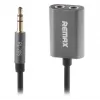 REMAX Qulmax 3,5mm Share Jack Kabel RL-20S Grau