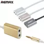 REMAX Qulmax 3,5mm Share Jack Kabel RL-20S Grau