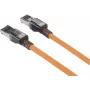 Renkforce CAT 6a S/FTP Patchkabel, 10 m, Orange, LSZH, Port Finder Funktion (RF-6609656)