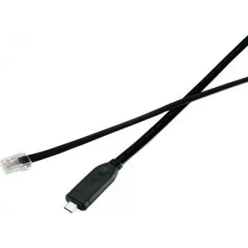 Renkforce RF-4379720 USB-C auf RJ45 Gigabit Ethernet Adapter, Schwarz