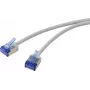 Renkforce RF-7116934 Cat6a U/FTP Slim Netzwerk-Patchkabel 10m Grau