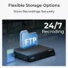Reolink P850 Smart 4K 8MP PoE PTZ-Überwachungskamera mit 16X optischem Zoom, 5,3-86mm, für außen, Micro SD bis 256GB, Weiß