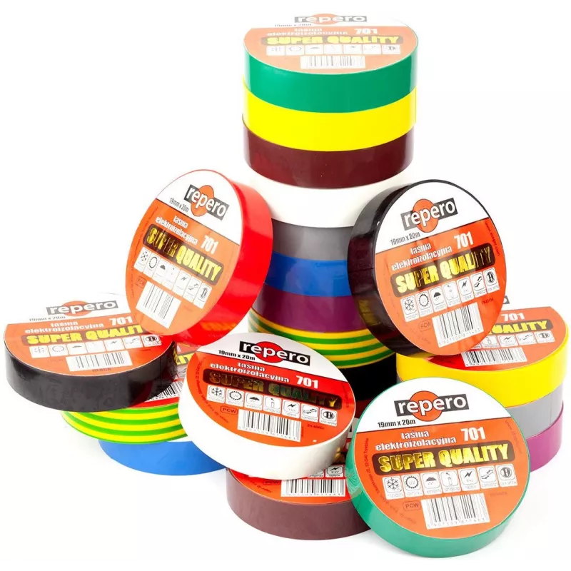REPERO 701 PVC-Isolierband Braun 19mm x 20m