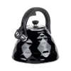 RESTO Pfeifkessel 3L Edelstahl Silber/Schwarz 90610