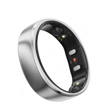 RINGCONN Gen2 Air Smart Ring Silber Größe 12 (RCA-02-SI-12)