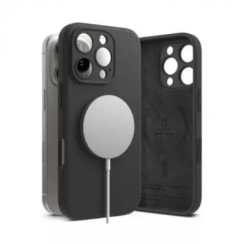 Ringke iPhone 16 Pro Max Case Silicone Magnetic Black