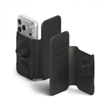 Ringke iPhone 17 Pro Case Folio Grip Wallet Magnetic Black