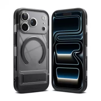 Ringke iPhone 17 Pro Case UX Magnetic Smoke Black