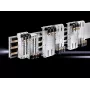 Rittal CB Geräteadapter SV 9345.730, 140 x 345 mm, Polyamid, Grau RAL 7035, für 5 mm Stromschienen